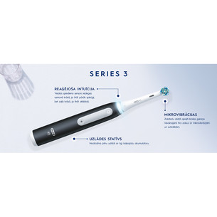 Braun Oral-B iO3, gaiši zila - Elektriskā zobu birste