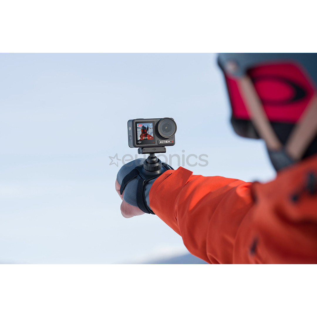 DJI Osmo Action 360° Wrist Strap, melna - Kameras stiprinājums
