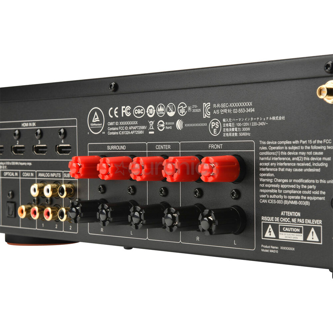 JBL MA510, 5.2, 8K, balta/melna - Resīveris