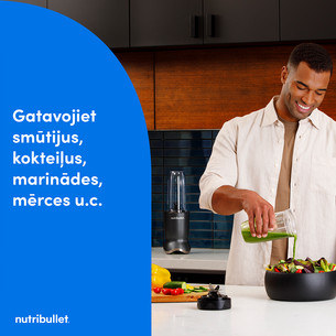 Nutribullet Ultra, 1200 Вт, темно-серый - Спортивный блендер