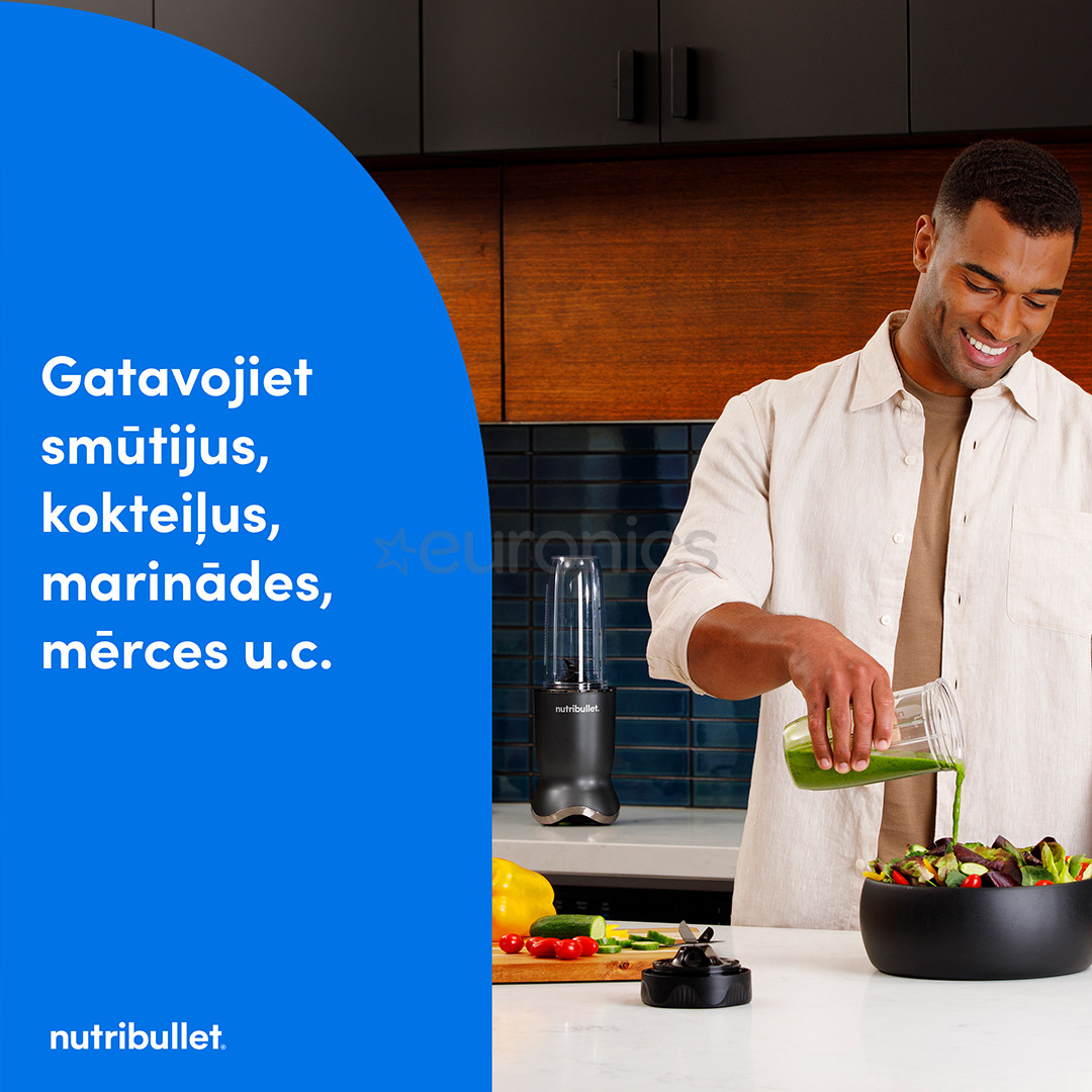 Nutribullet Ultra, 1200 Вт, темно-серый - Спортивный блендер