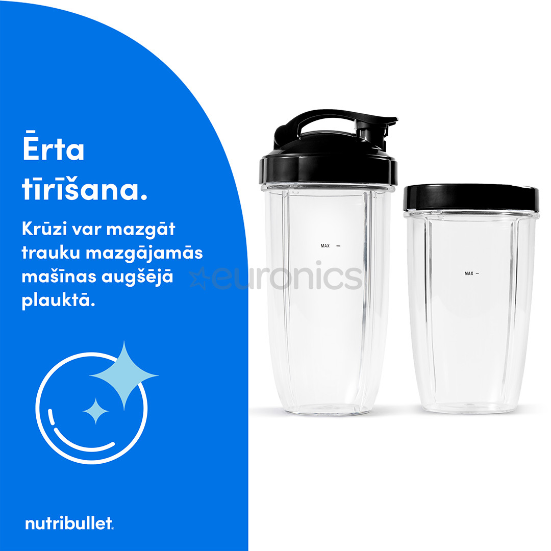 Nutribullet Pro, 900 Вт, 0,95 л, матовый черный - Блендер
