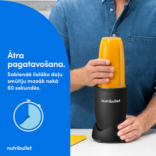 Nutribullet Pro, 900 Вт, 0,95 л, матовый черный - Блендер