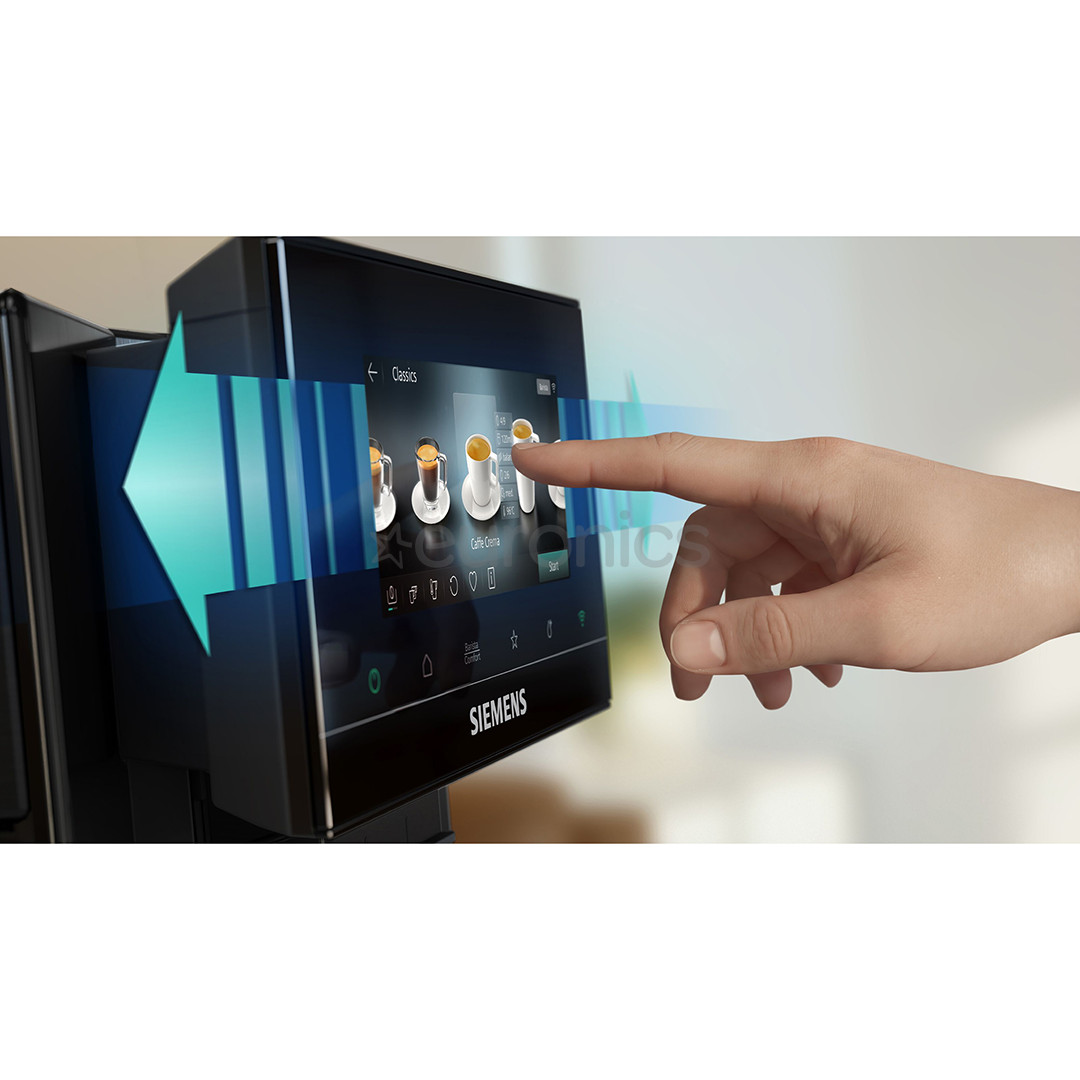Siemens EQ900 iAroma, темная нерж. сталь - Кофемашина