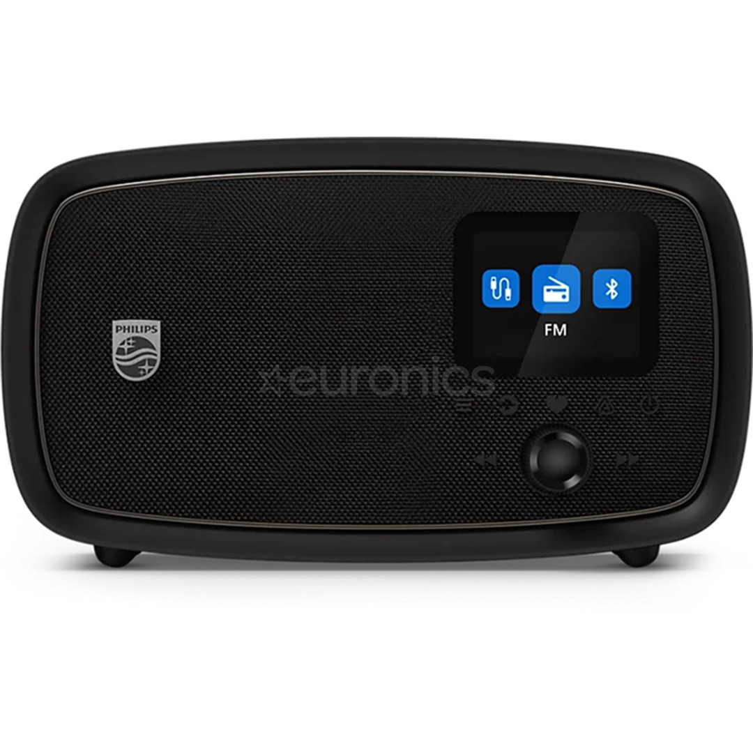 Philips Retro Janet XL TAV2500F, melna - Radio