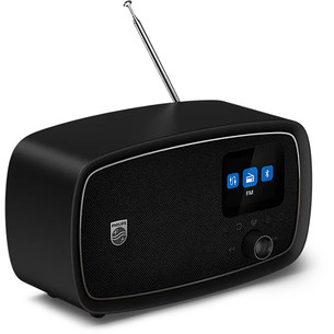 Philips Retro Janet XL TAV2500F, melna - Radio