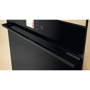 Whirlpool, 73 L, pyrolytic cleaning, black - Built-in oven