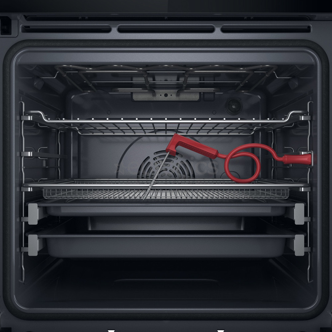 Whirlpool, 73 L, pyrolytic cleaning, black - Built-in oven