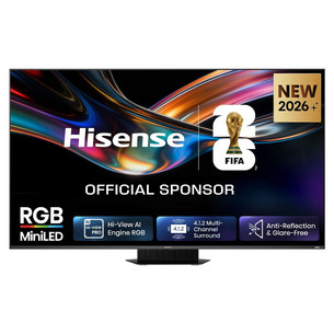 Hisense UR9S, 75'', 4K UHD, RGB Mini LED, melna - Televizors 75UR9S