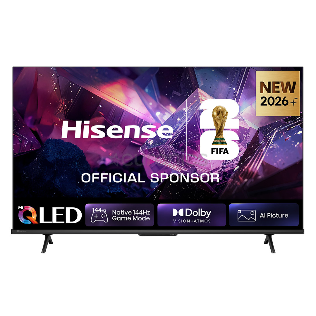 Hisense E7S PRO, 43'', 4K UHD, HI-QLED, melna - Televizors