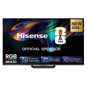 Hisense UR8S, 85'', 4K UHD, RGB Mini LED, melna - Televizors