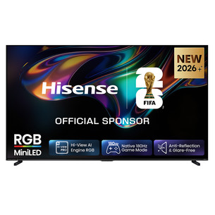 Hisense UR8S, 100'', 4K UHD, RGB Mini LED, melna - Televizors 100UR8S