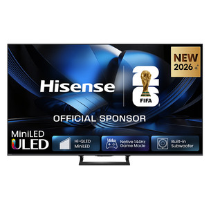 Hisense U7SE, 55'', 4K UHD, ULED Mini LED, melna - Televizors 55U7SE