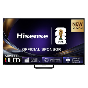 Hisense U7S Pro, 75'', 4K UHD, ULED, melna - Televizors 75U7SPRO