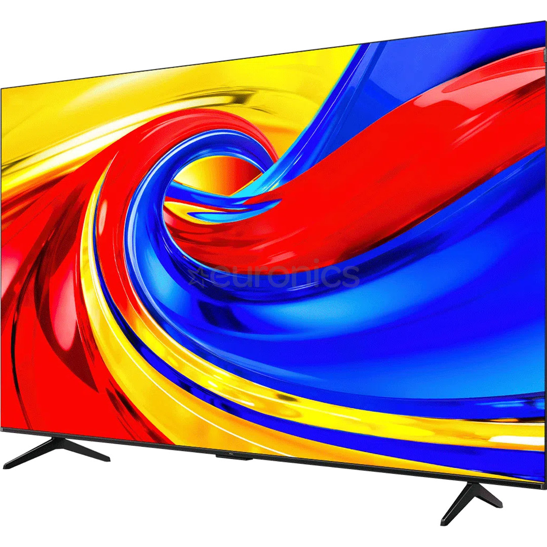 TCL P79L, 75", 4K UHD, QLED, melna - Televizors