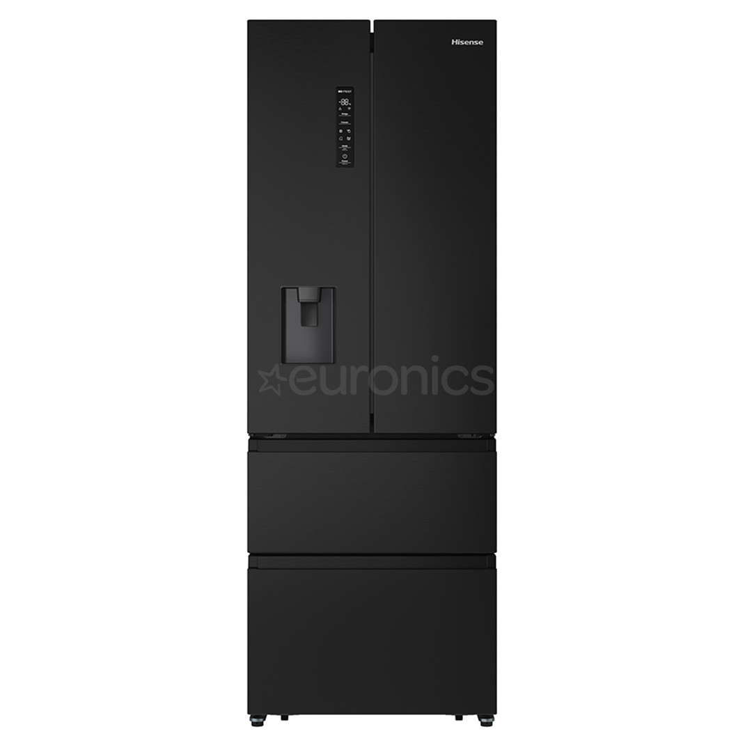 Hisense, NoFrost, 485 L, height 200 cm, black - Refrigerator RF5S454GMFE