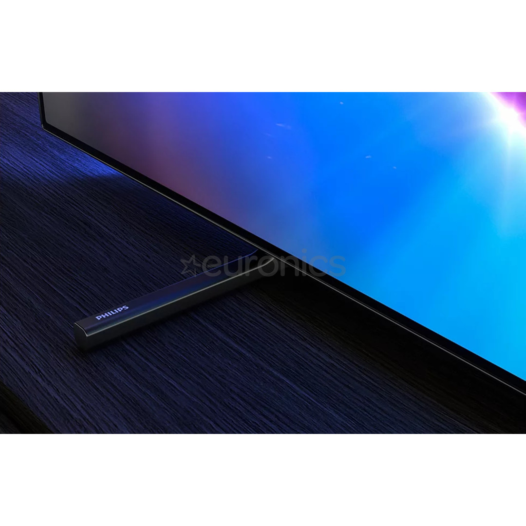 Philips OLED761, 55'', 4K UHD, OLED, melna - Televizors
