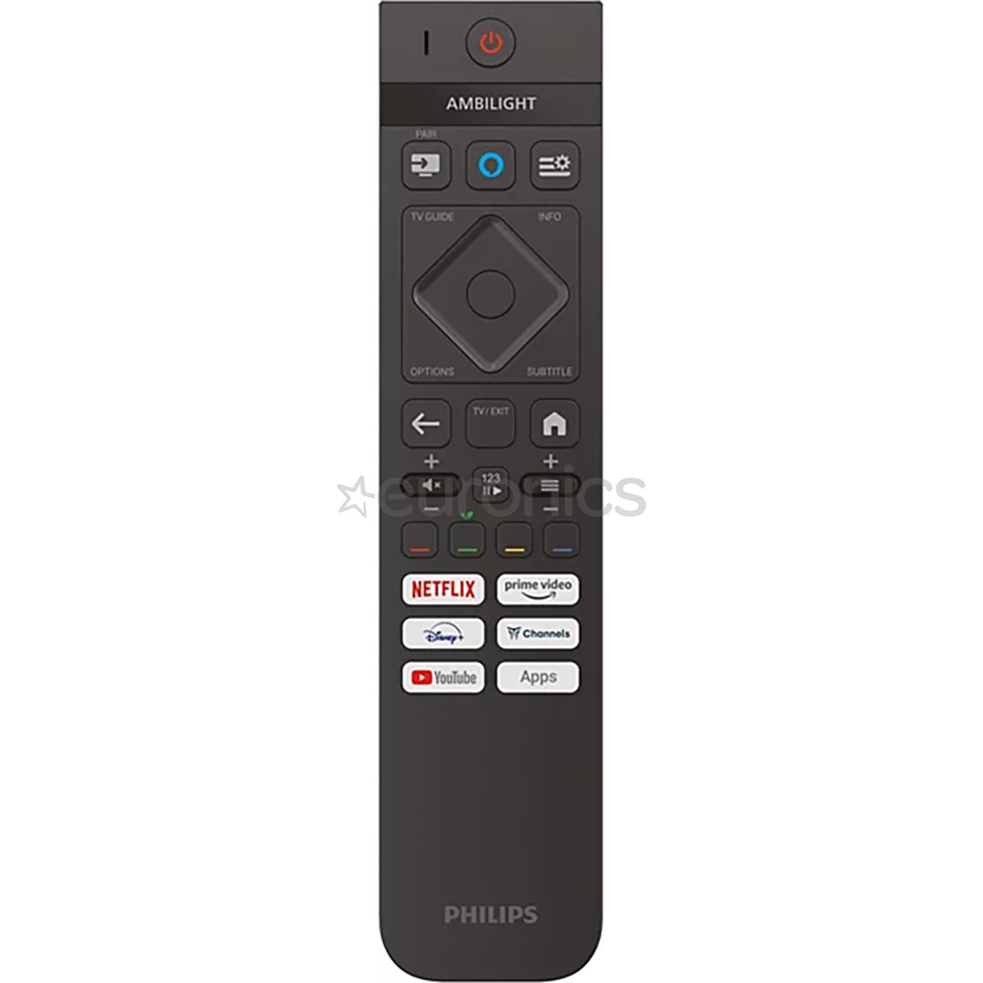 Philips OLED761, 55'', 4K UHD, OLED, melna - Televizors