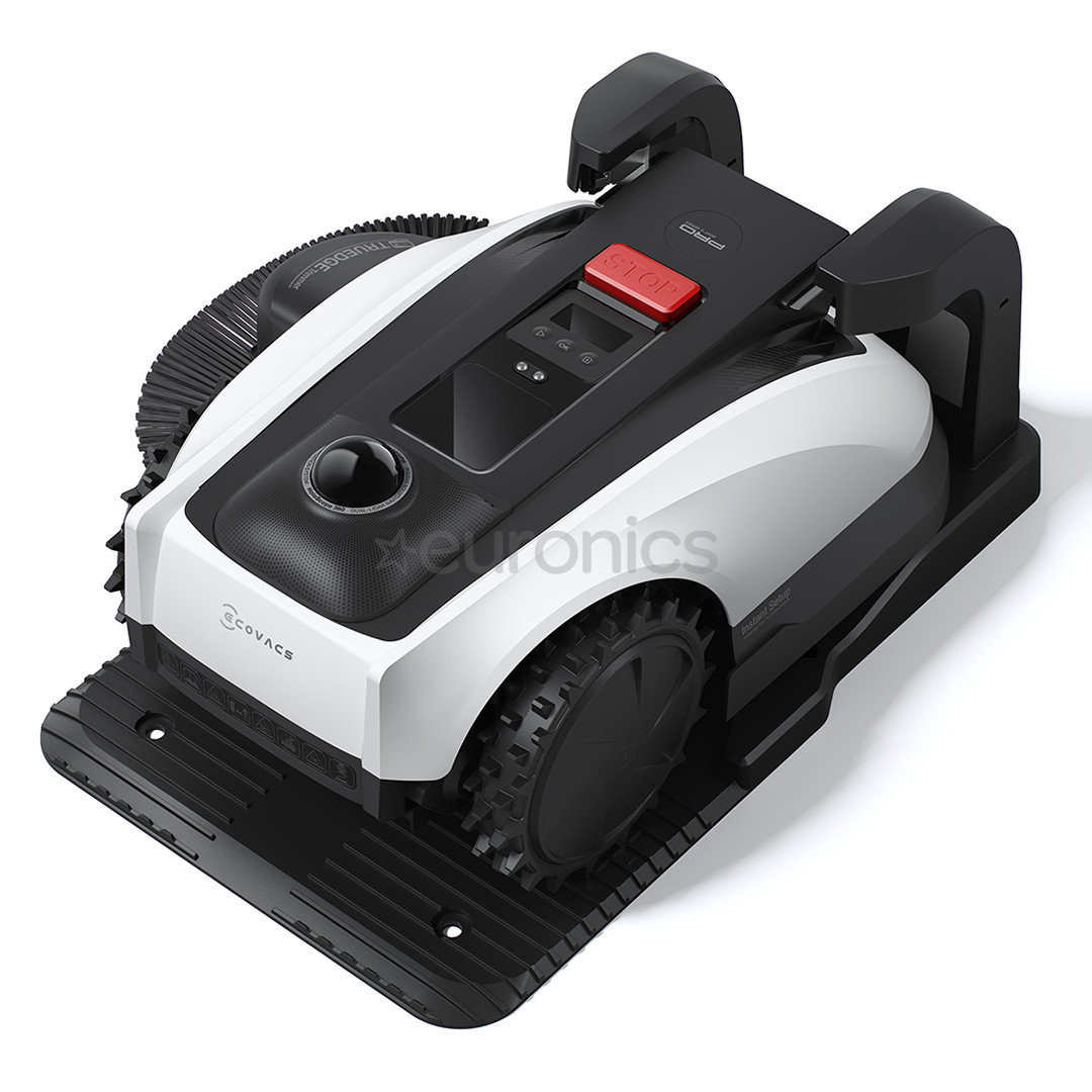 Ecovacs GOAT O1200 LiDAR PRO, white/black - Perimeter-wire-free robotic lawn mower + care kit
