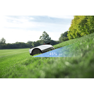 Ecovacs GOAT O1200 LiDAR PRO, white/black - Perimeter-wire-free robotic lawn mower + care kit