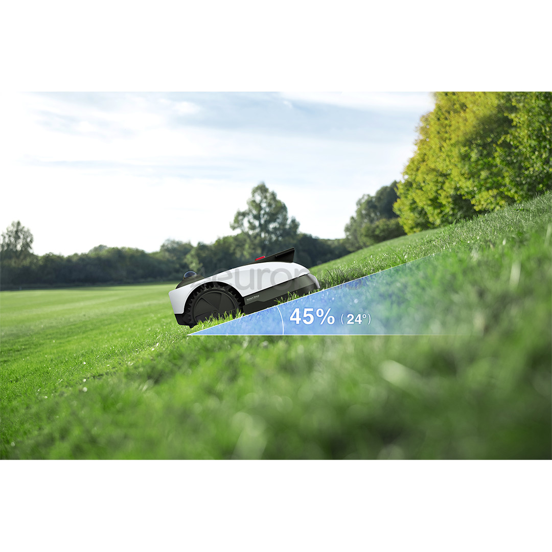 Ecovacs GOAT O1200 LiDAR PRO, white/black - Perimeter-wire-free robotic lawn mower + care kit