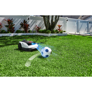Ecovacs GOAT O1200 LiDAR PRO, white/black - Perimeter-wire-free robotic lawn mower + care kit