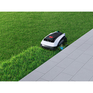 Ecovacs GOAT O1200 LiDAR PRO, white/black - Perimeter-wire-free robotic lawn mower + care kit
