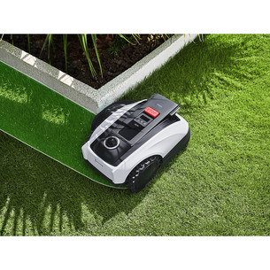 Ecovacs GOAT O1200 LiDAR PRO, white/black - Perimeter-wire-free robotic lawn mower + care kit