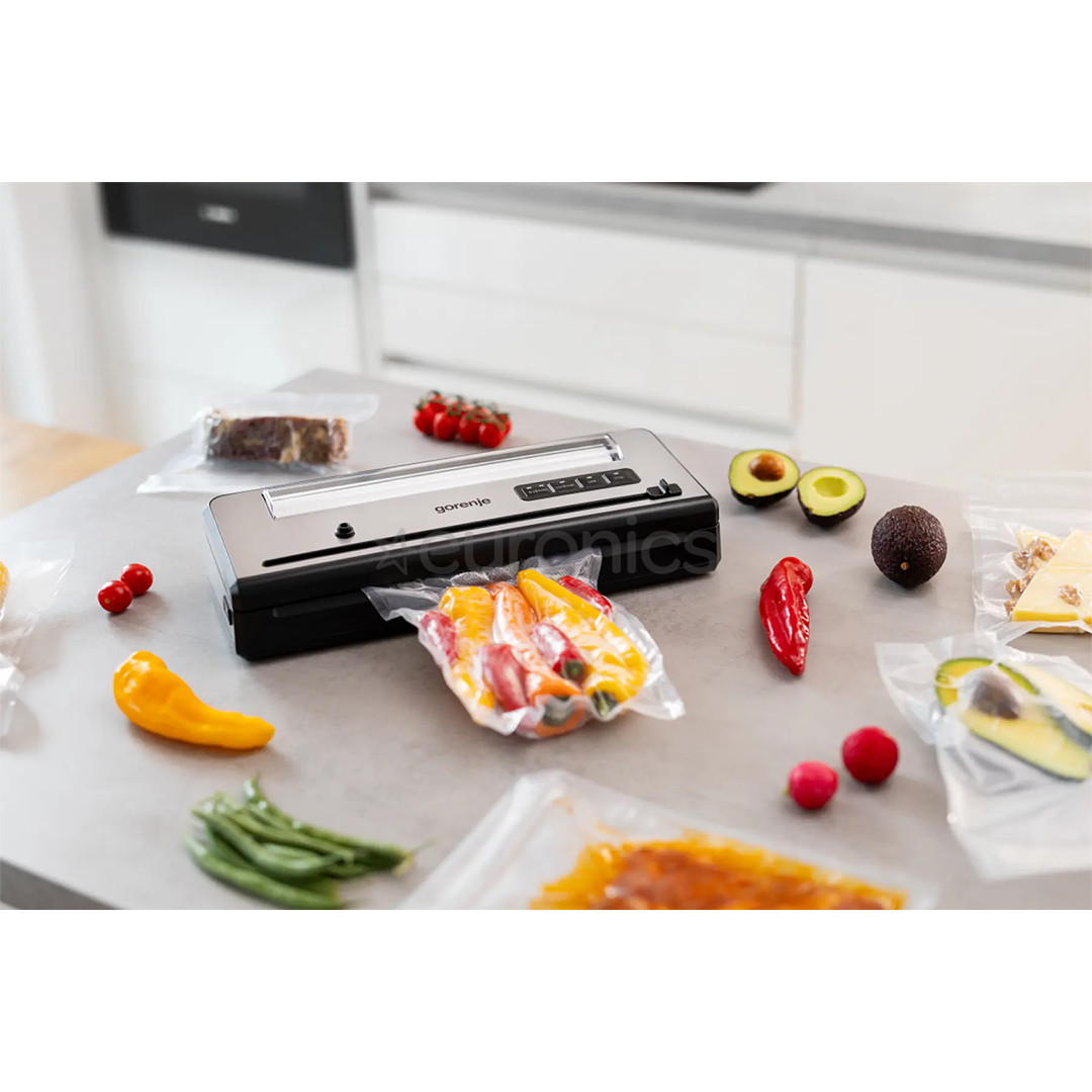 Gorenje, черный/серебристый - Вакуумный упаковщик