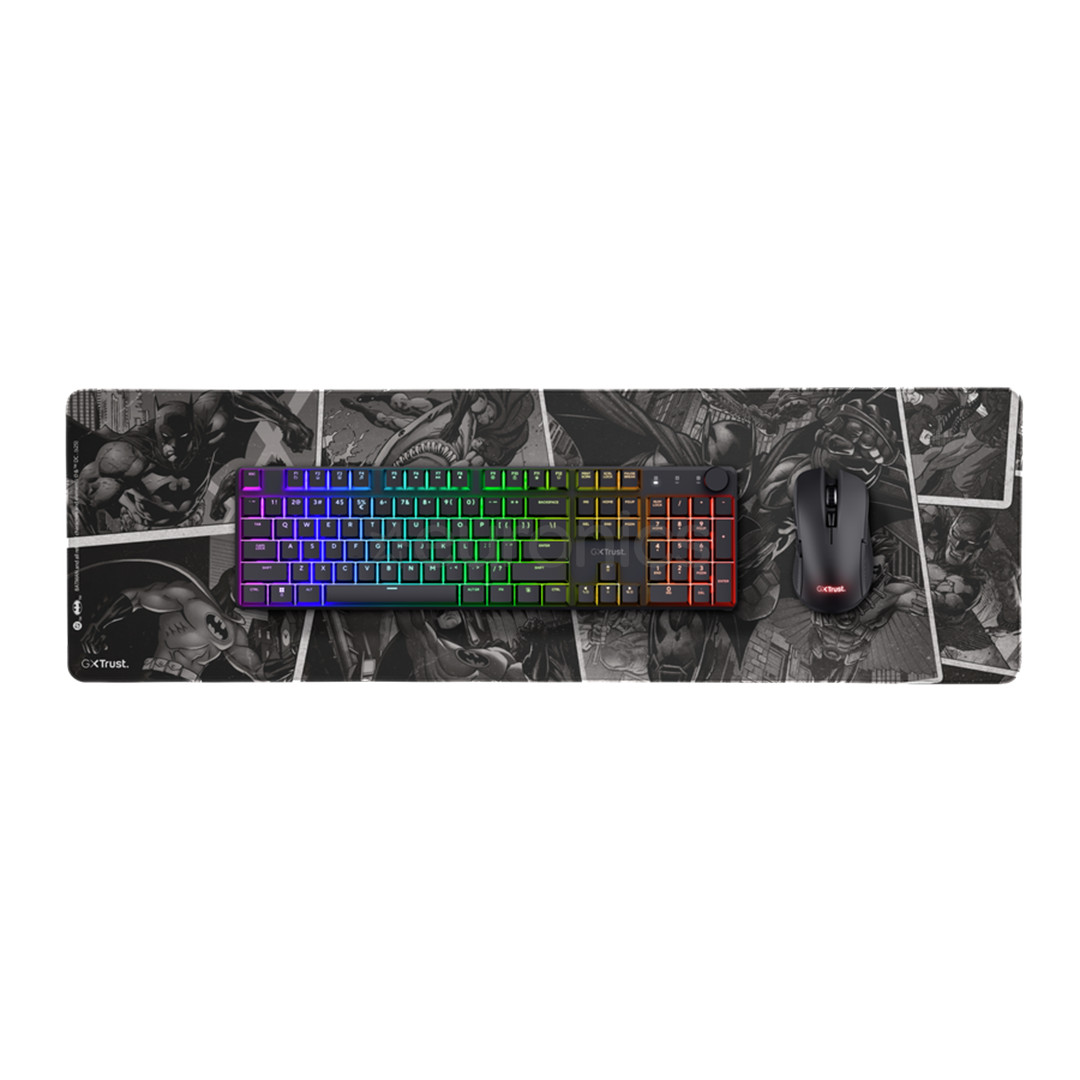 Trust GXT 758BM XXL Gaming Mousepad, Batman, light gray - Mousepad