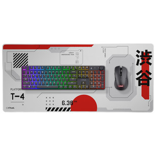 Trust GXT 759 XXL Gaming Mousepad, white/red - Mousepad