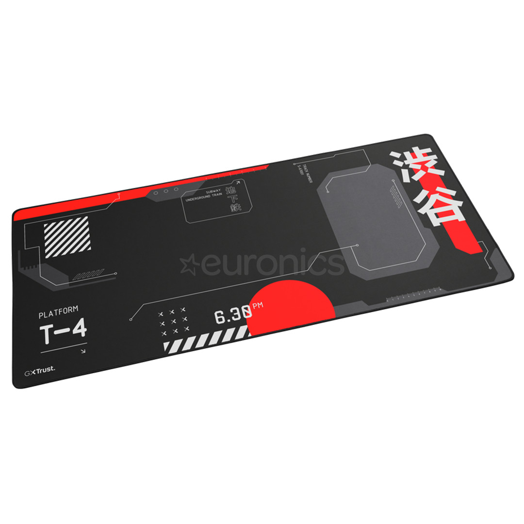 Trust GXT 759 XXL Gaming Mousepad, melna/sarkana - Datorpeles paliktnis