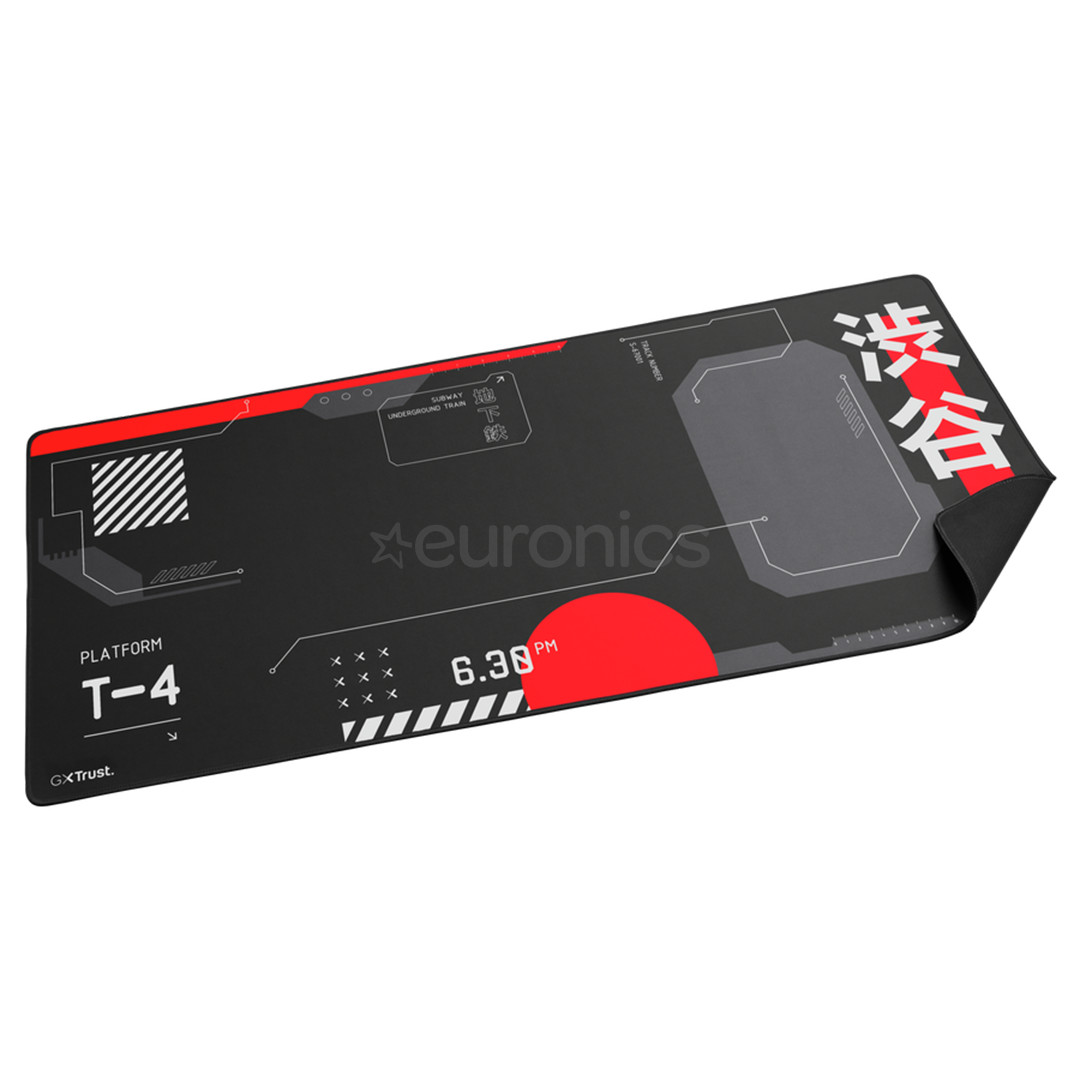 Trust GXT 759 XXL Gaming Mousepad, melna/sarkana - Datorpeles paliktnis