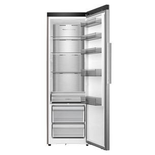 Hisense, 372 L, height 186 cm, stainless steel - Cooler