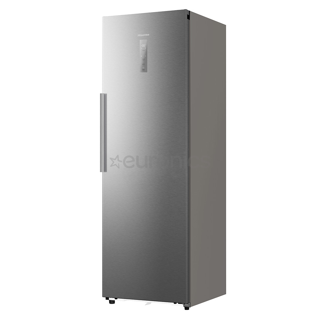 Hisense, 372 L, height 186 cm, stainless steel - Cooler