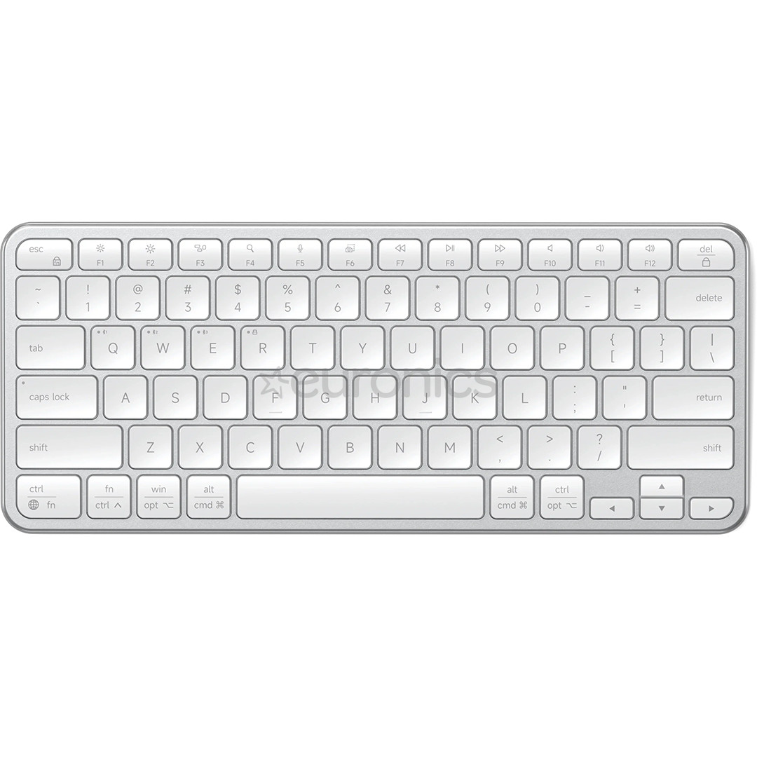 Satechi Slim EX1, SWE, sudraba - Bezvadu tastatūra
