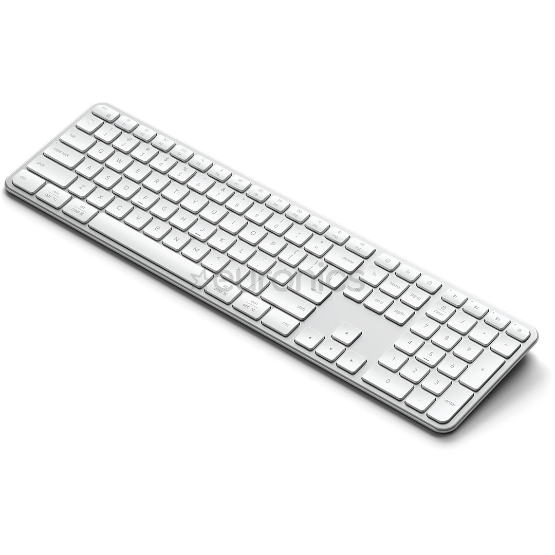 Satechi Slim EX3, US, sudraba - Bezvadu tastatūra