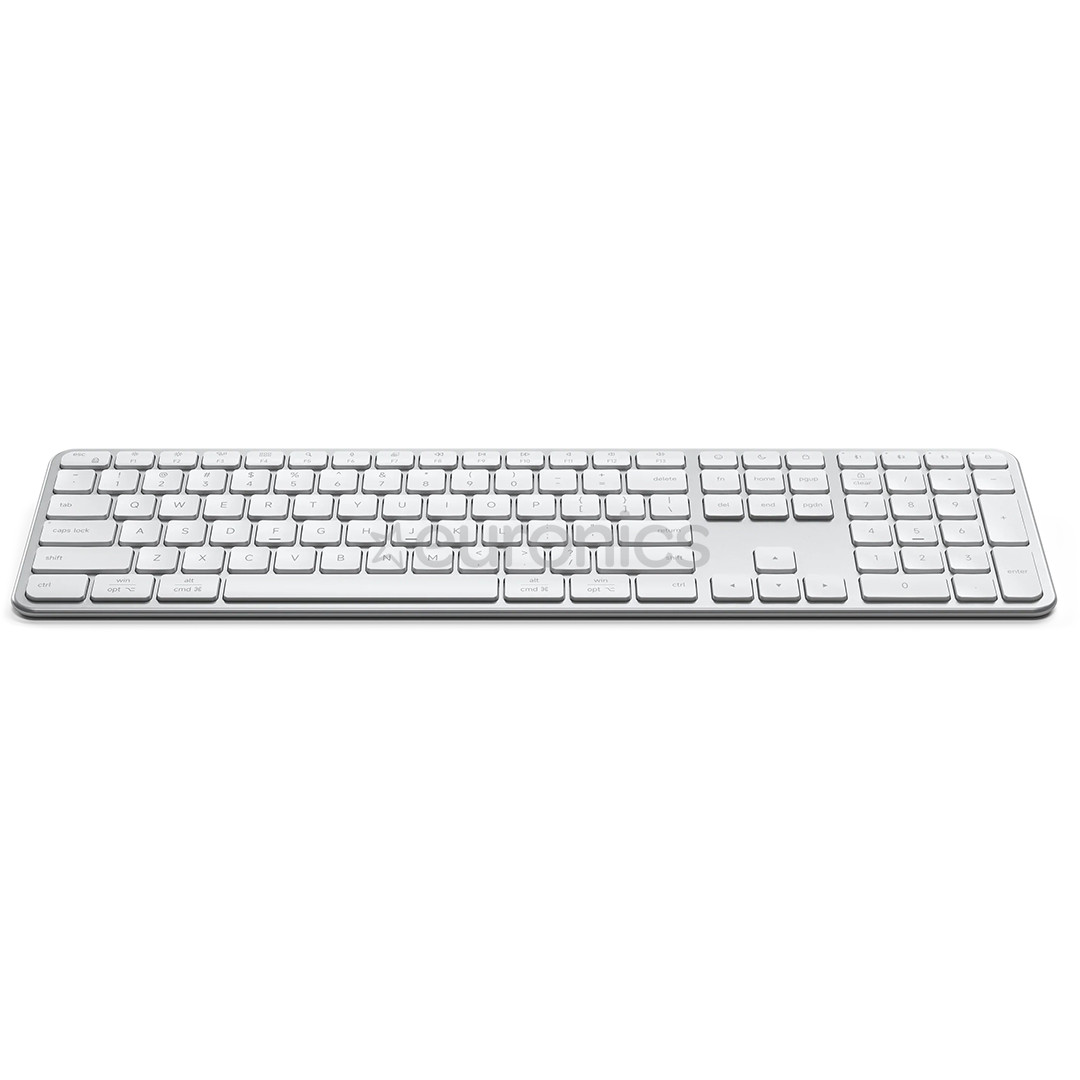 Satechi Slim EX3, US, sudraba - Bezvadu tastatūra
