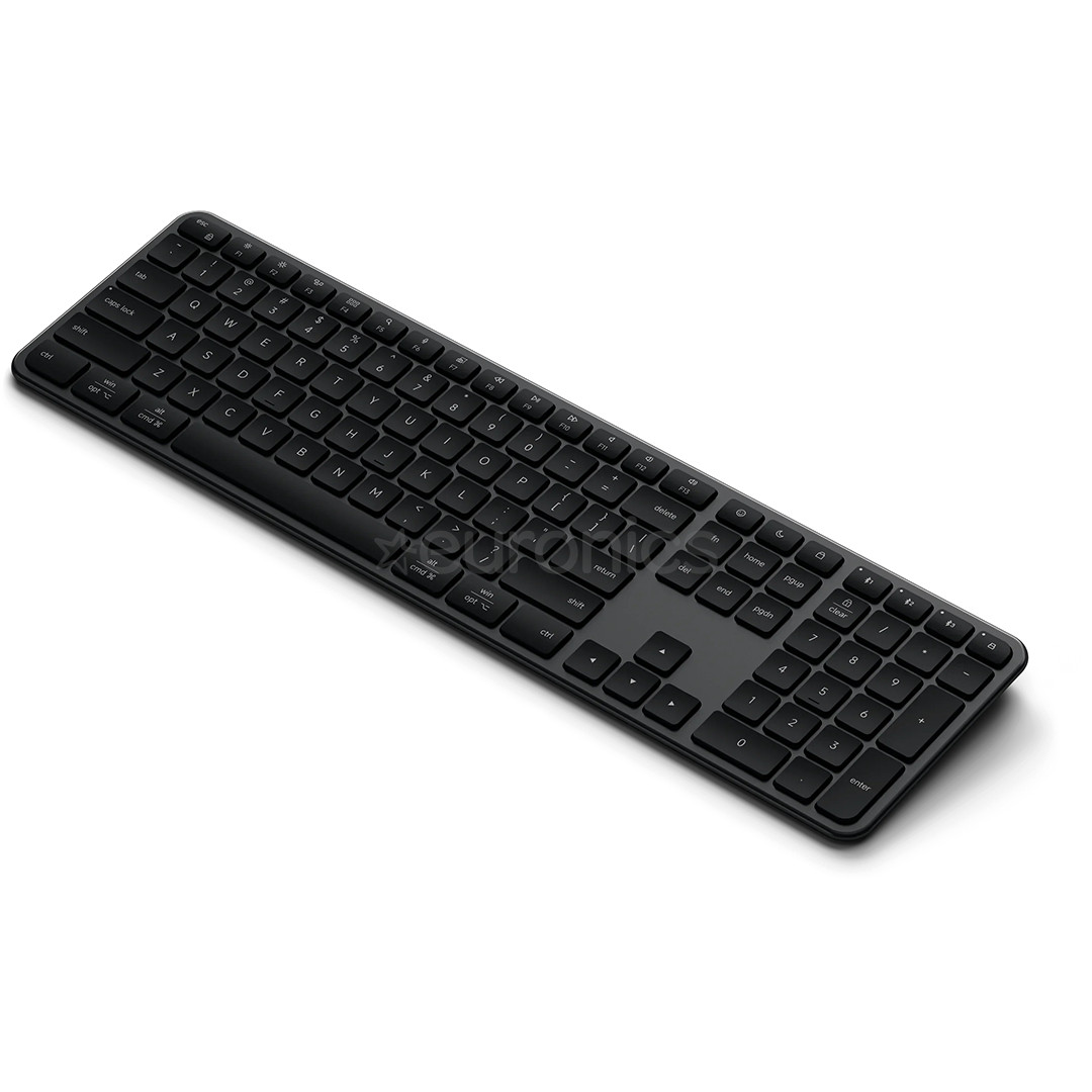 Satechi Slim EX3, US, melna - Bezvadu tastatūra