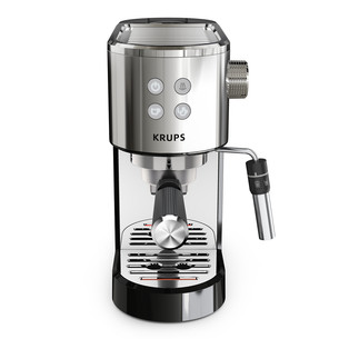 Krups Virtuoso + Pump, stainless steel/black - Espresso machine