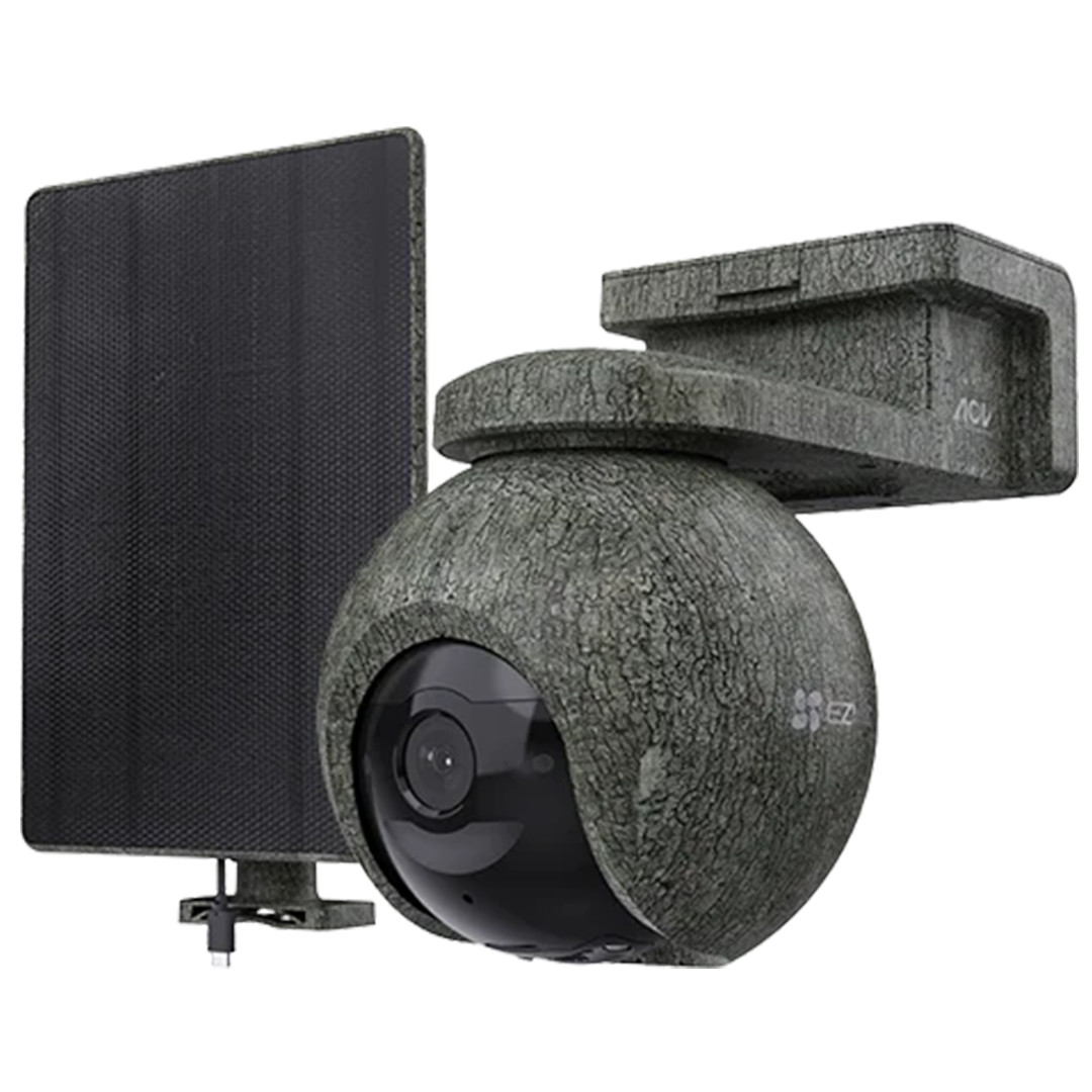 EZVIZ EB8 Pro Ranger Kit, солнечная панель 8 Вт, 4K, 4G/WiFi, камуфляж - Камера видеонаблюдения