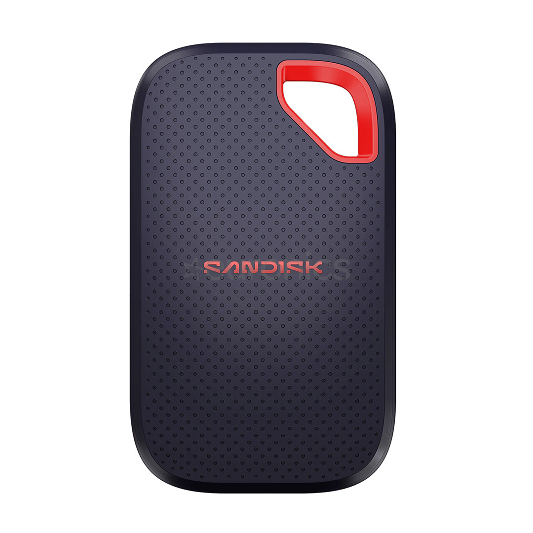 SanDisk Extreme Portable SSD V3, 1 TB, pelēka/sarkana - Ārējais SSD cietais disks