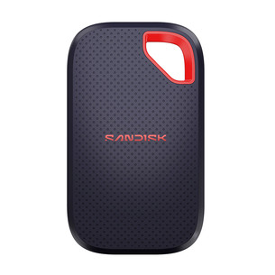 SanDisk Extreme Portable SSD V3, 2 TB, pelēka/sarkana - Ārējais SSD cietais disks