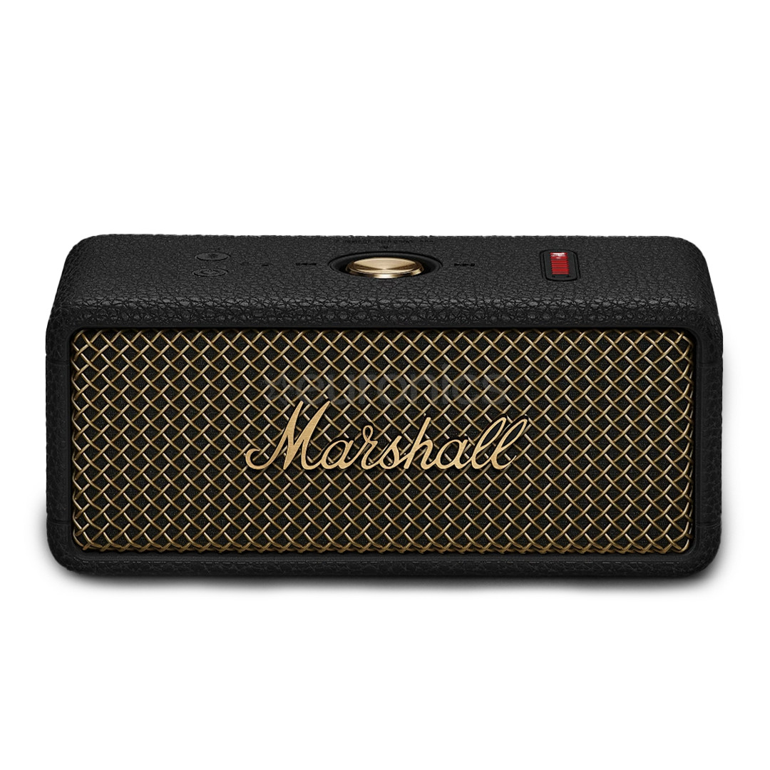 Marshall Emberton III, melna/zelta - Portatīvais bezvadu skaļrunis