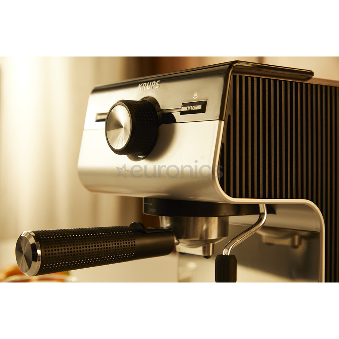 Krups Authentic+ C90, black/stainless steel - Espresso machine