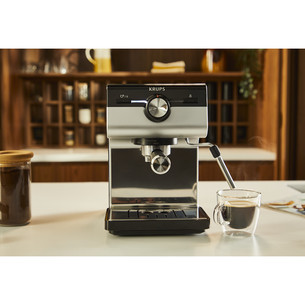 Krups Authentic+ C90, black/stainless steel - Espresso machine