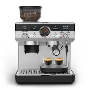 Krups Precision+, pelēka/melna - Kafijas automāts