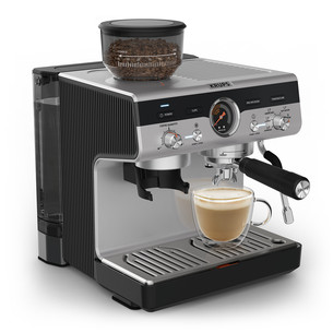 Krups Precision+, pelēka/melna - Kafijas automāts