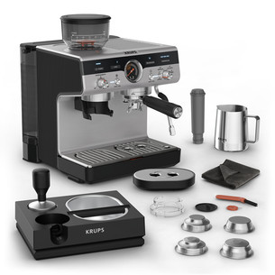 Krups Precision+, pelēka/melna - Kafijas automāts