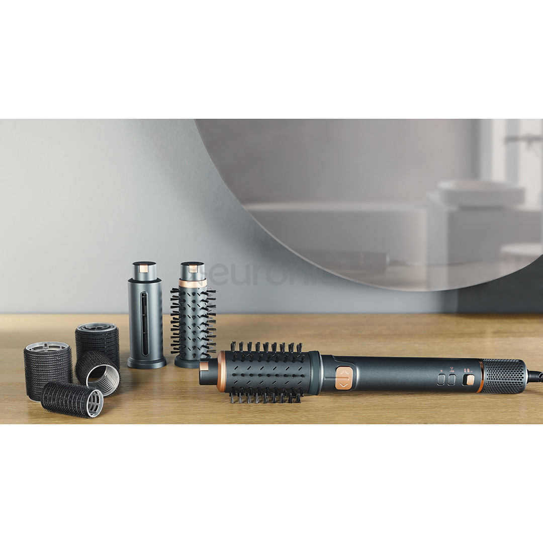 Rowenta Air Rotate, 1300 W, dark green - Hot air brush